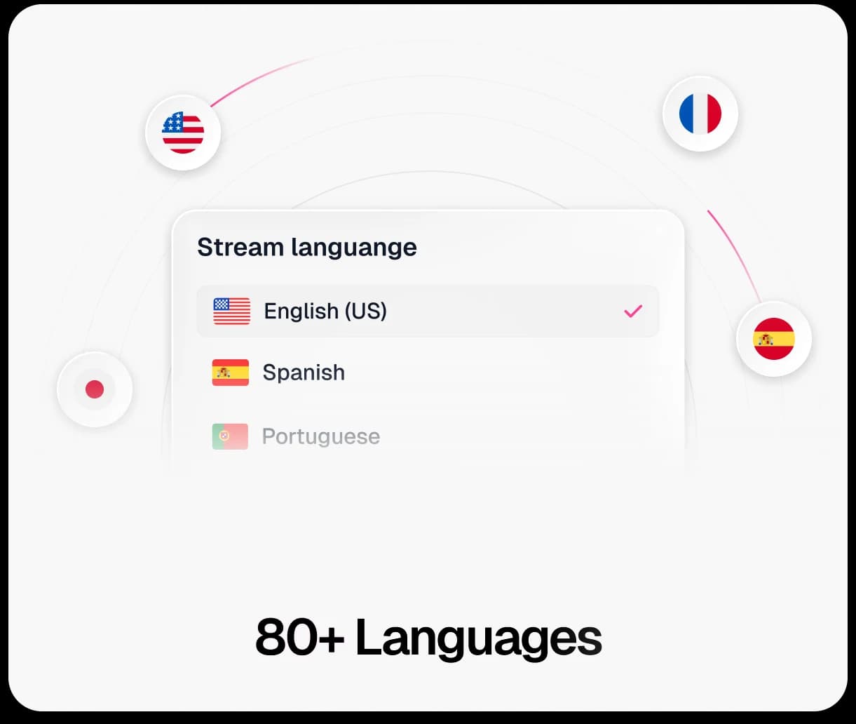 Multi-platform live stream distribution in TwinTone