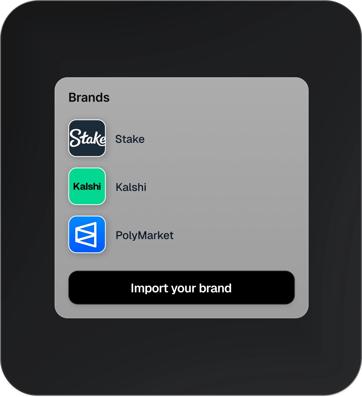 Importing a brand catalogue into TwinTone